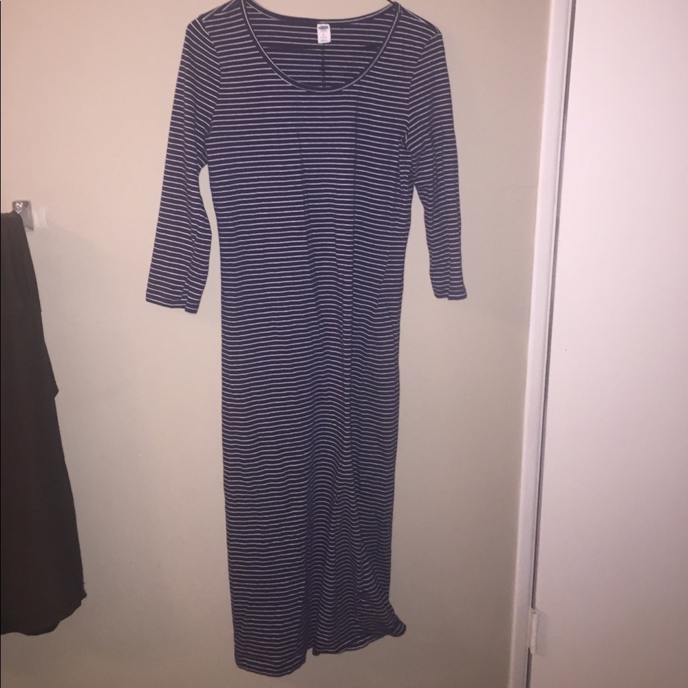 Stripped Midi dress