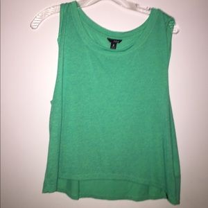 Green Hurley tank