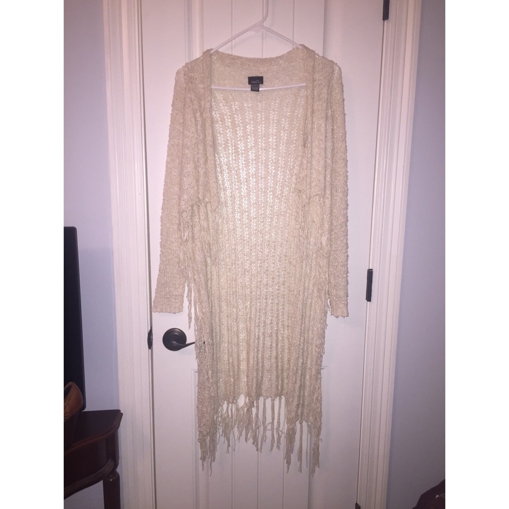Fringe summer cardigan