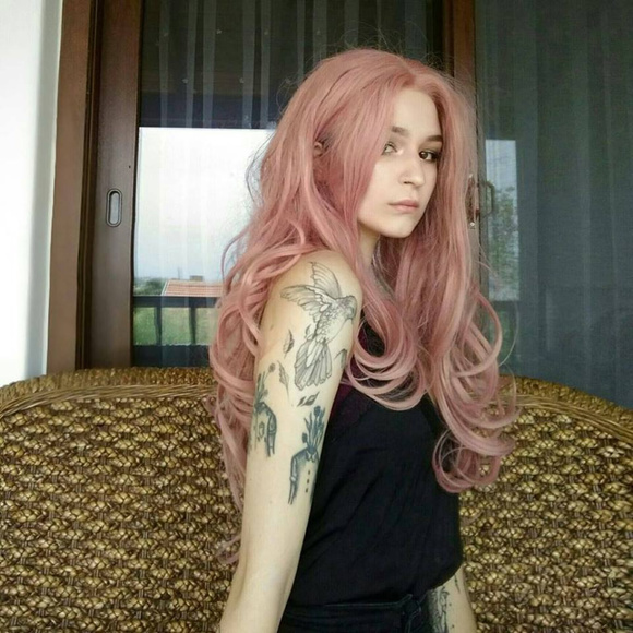 Pink Beauty Lacefront Wig 22-26 inches!! main image 6