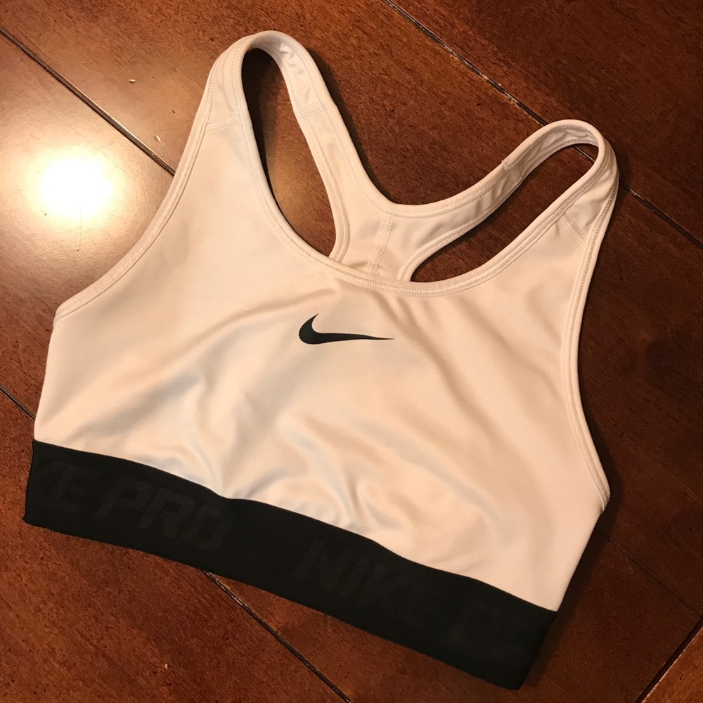 SALE! White Nike Sports Bra