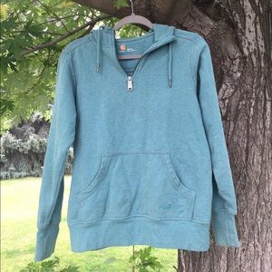 Carhartt hoodie teal