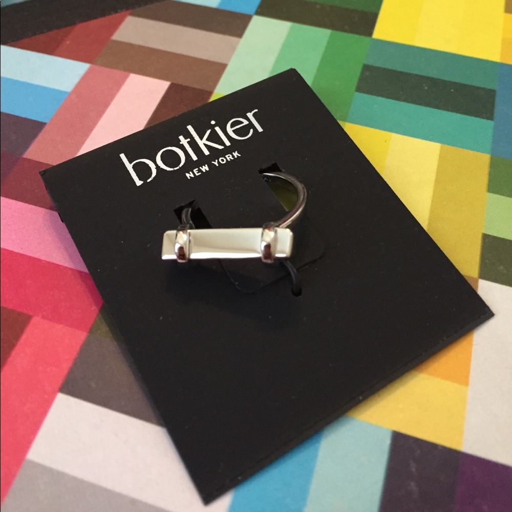 Botkier bar ring Silver