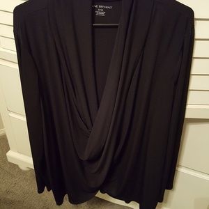 Lane Bryant Drape Neck Shirt NWOT