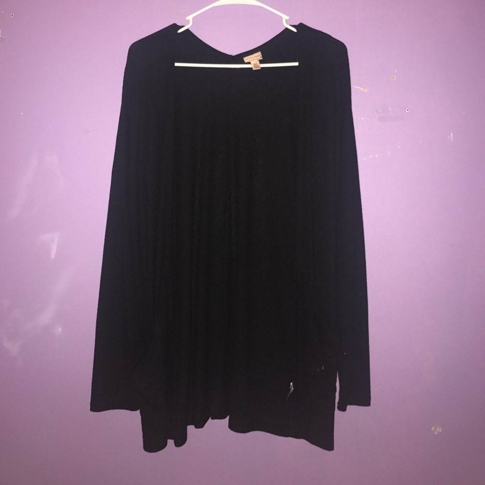 Black cardigan