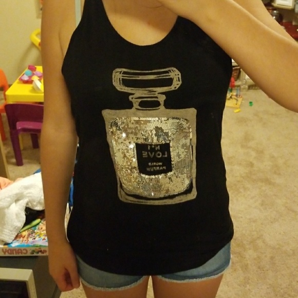 The Classic Tops - Perfume bottle racerback