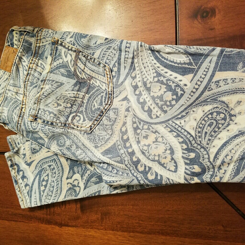 American Eagle Printed Skinny Jean