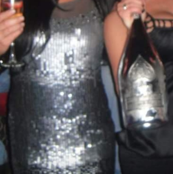 A.B.S Allen Schwartz NYE Sequin Dress s.6 - Picture 4 of 8