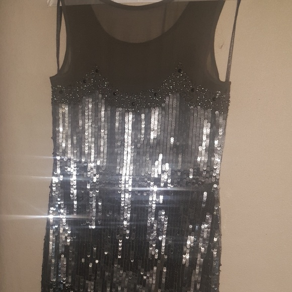 A.B.S Allen Schwartz NYE Sequin Dress s.6 - Picture 6 of 8