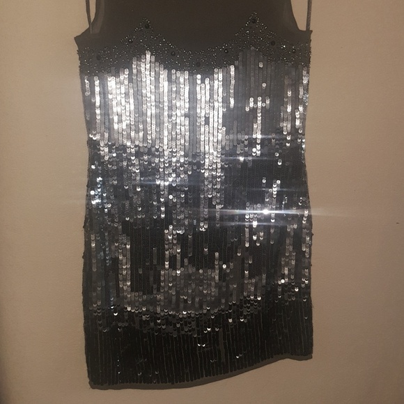 A.B.S Allen Schwartz NYE Sequin Dress s.6 - Picture 8 of 8