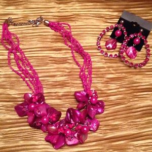 Set of Necklace and Earrings