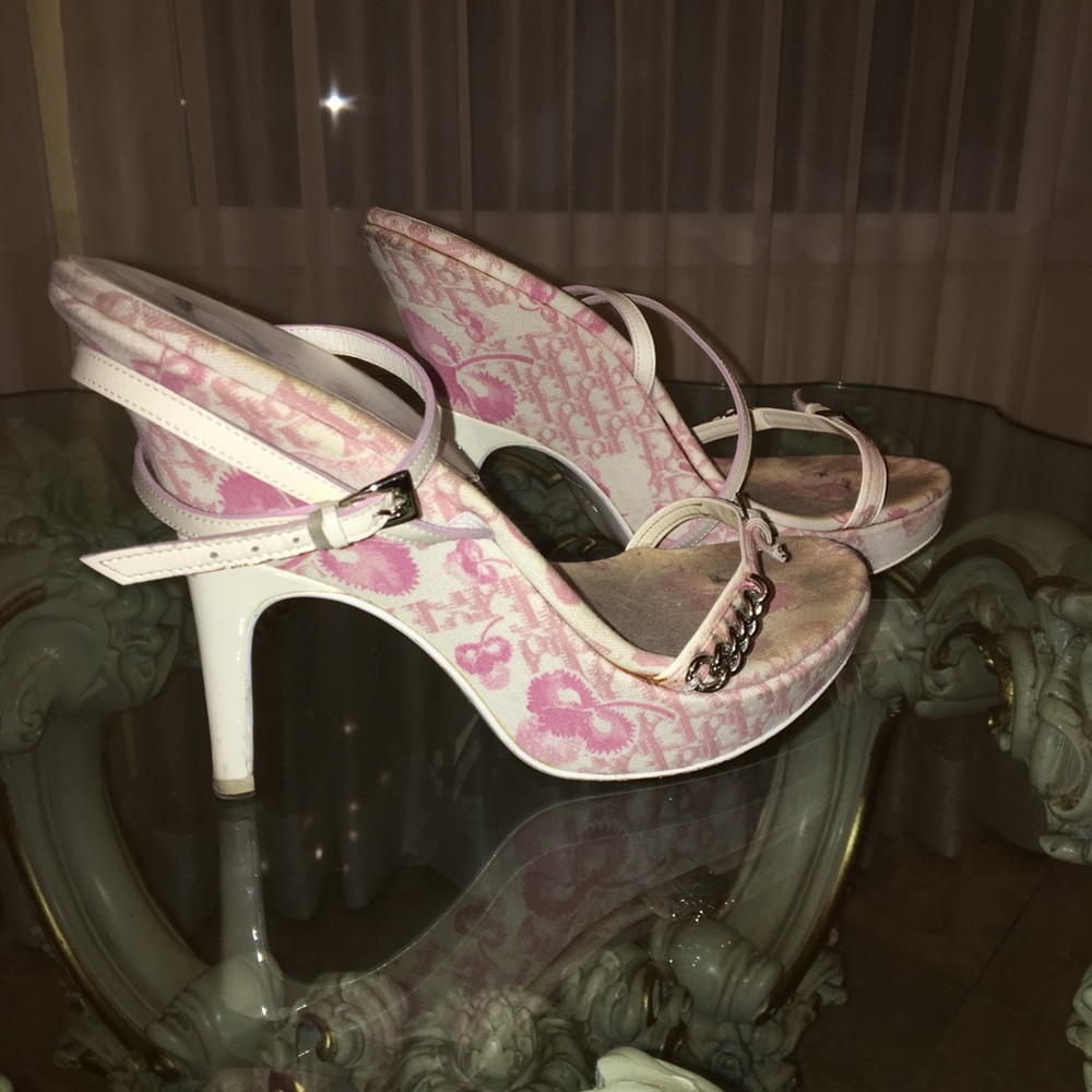 Christian Dior Canvas Heel