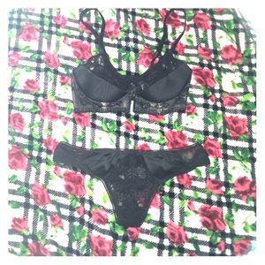 Calvin Klein Black Underwire Longline Demi Bra