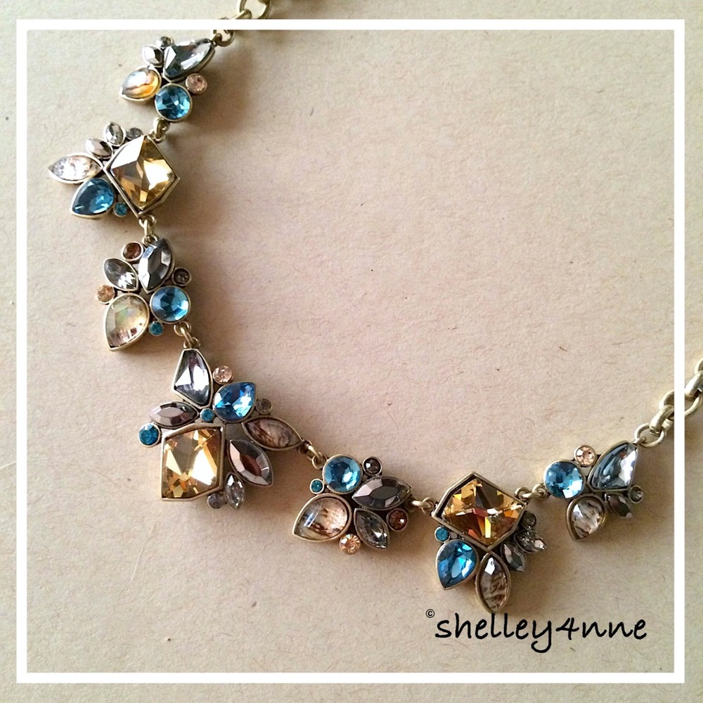 Sunset on the Seine Cluster Necklace