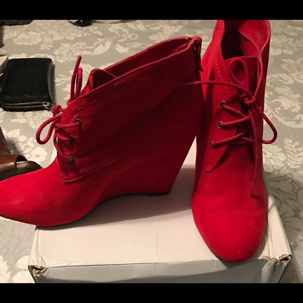 Red booties