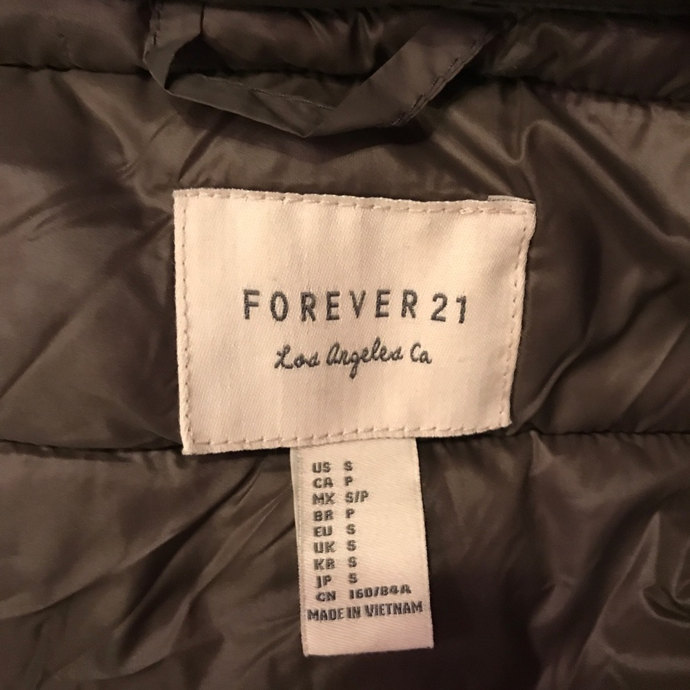 Green puffy jacket