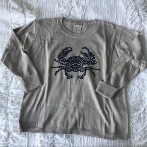 J Crew Factory Crab Sweater