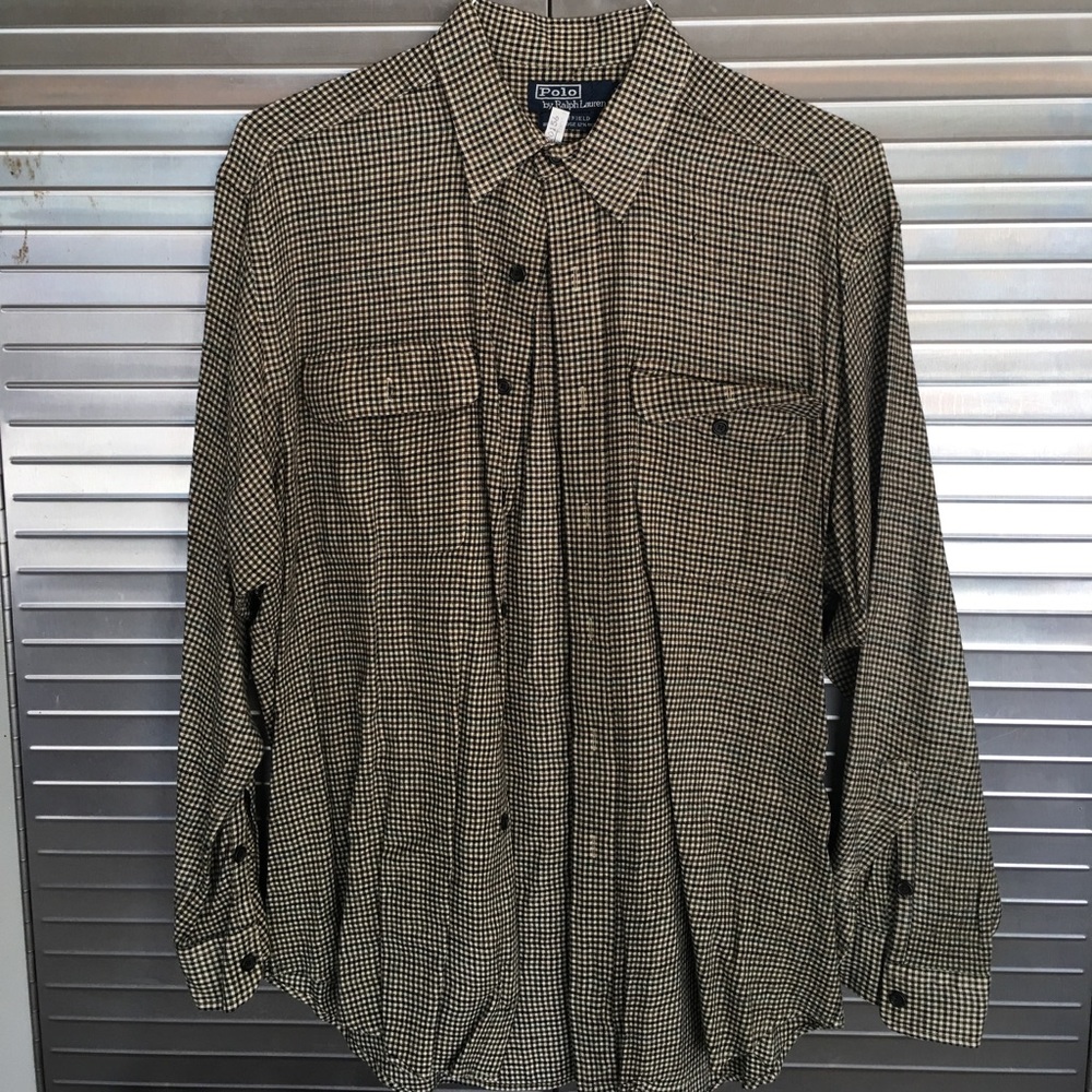 Polo button up long sleeve shirt