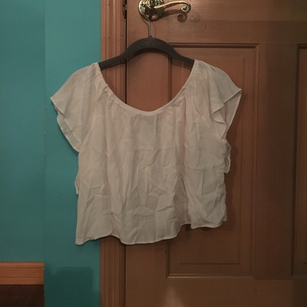 Forever 21 Ruffle Crop Top - Picture 2 of 3