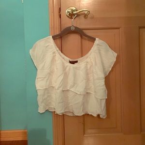 Forever 21 Ruffle Crop Top