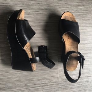 Kork Ease wedge platform sandals, size 9