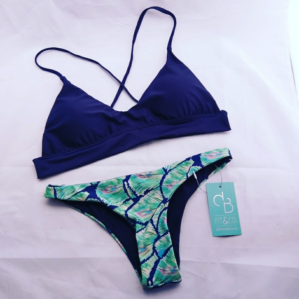 Brazilian bottom bikini set.