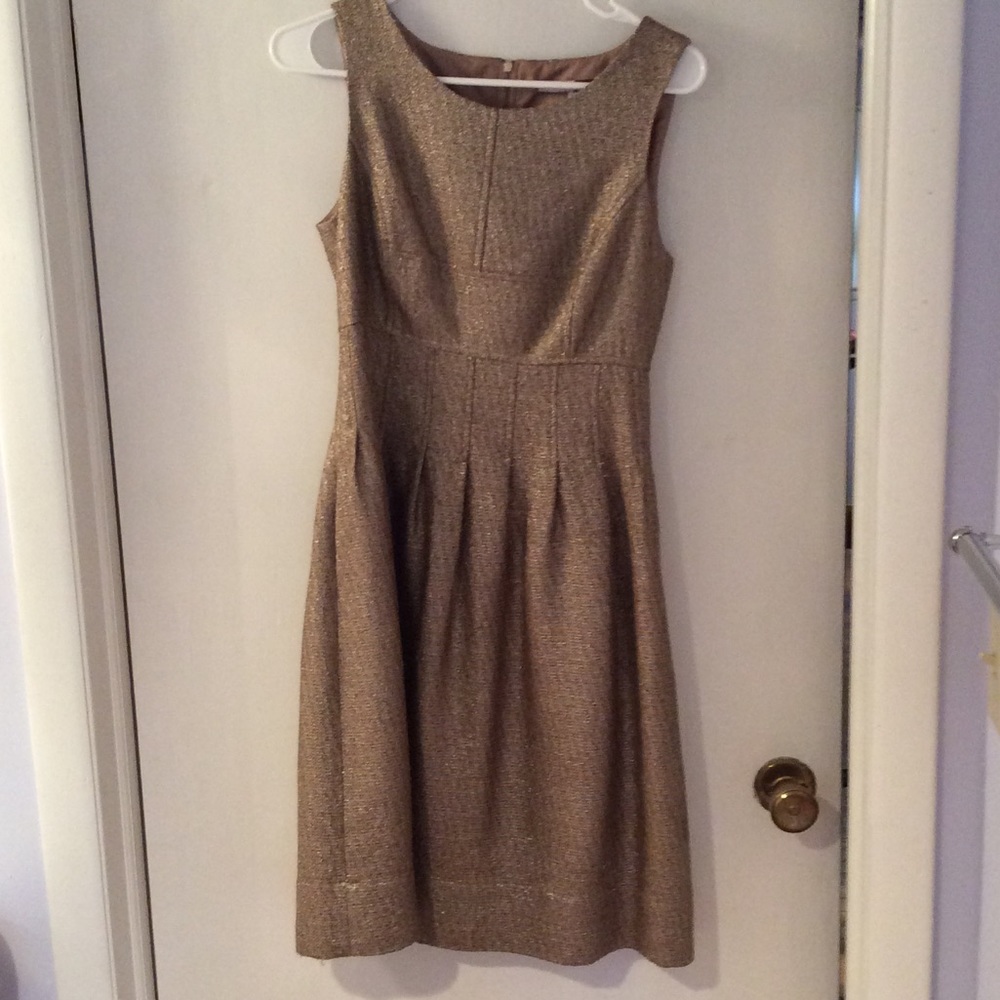 Lela rose gold shimmer dress