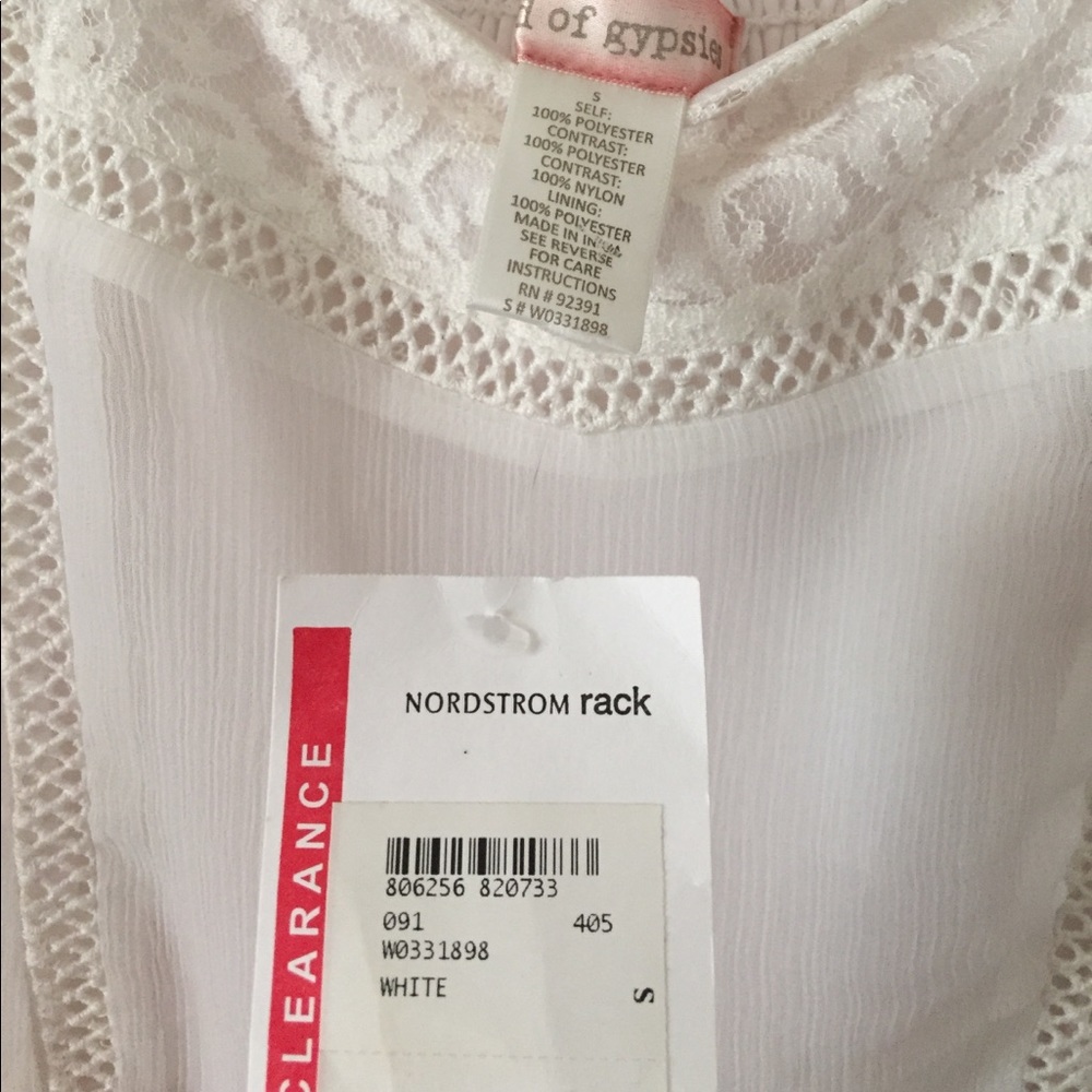 BRAND NEW W/ TAG White Lace Dress - Picture 3 of 3