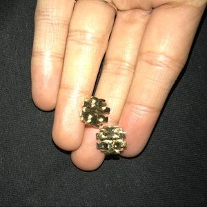 Large Tory Burch logo stud earrings