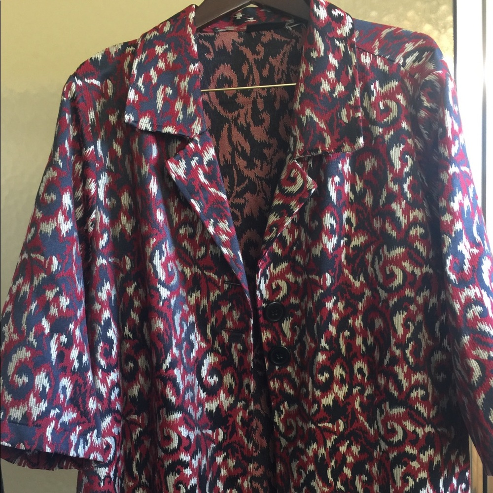 Unlined blazer wide sleeves