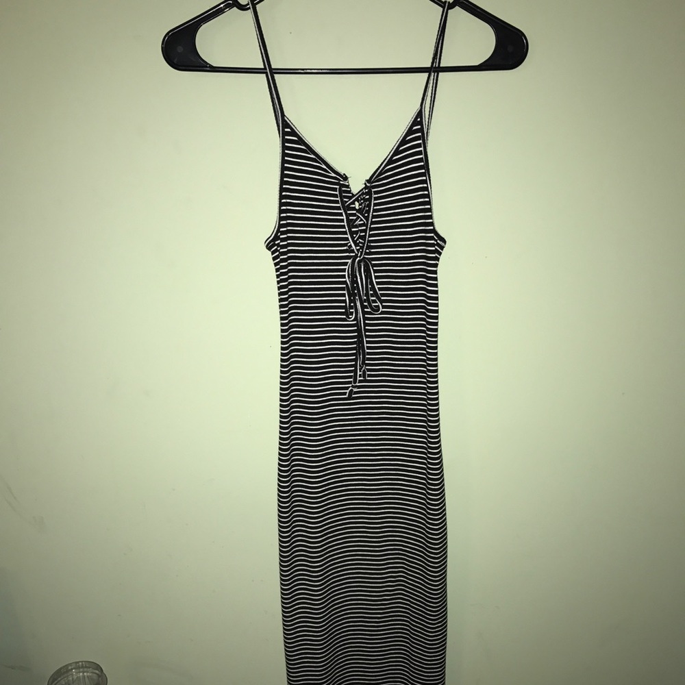 STRIPED TANK DRESS