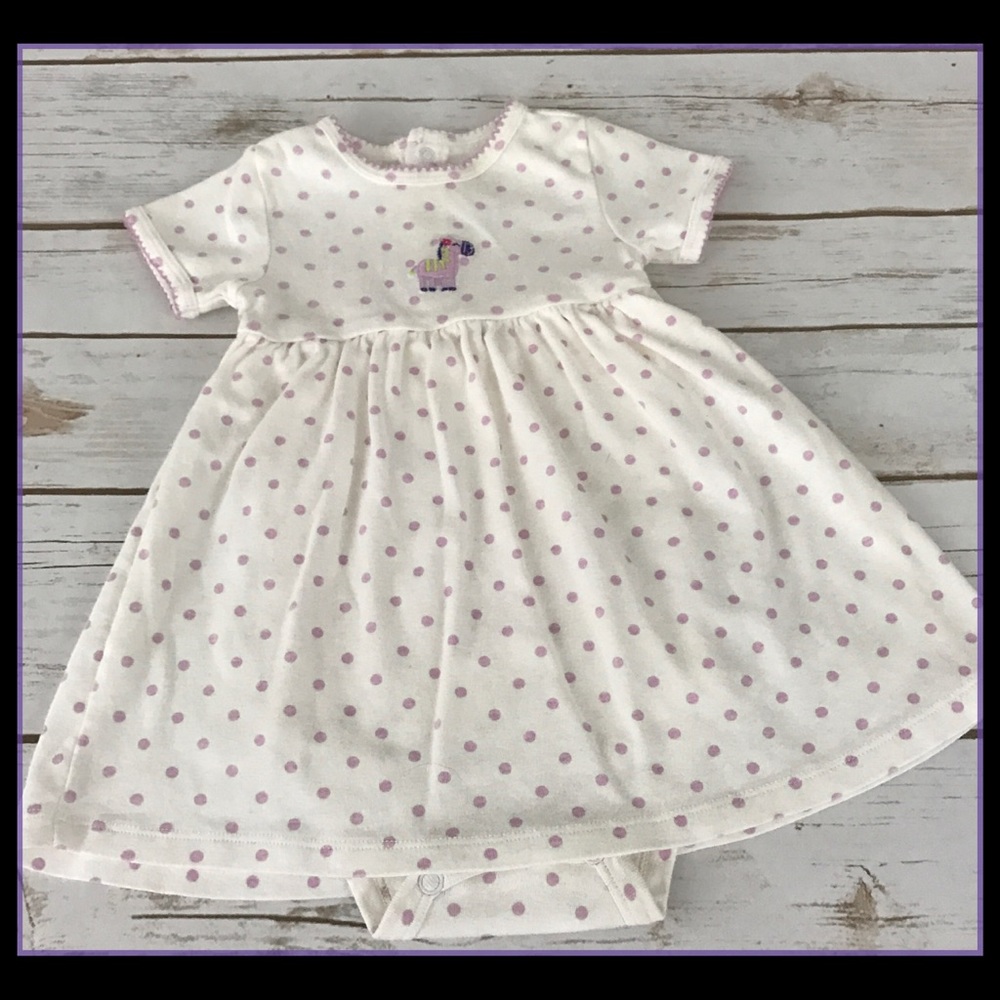 Carter's One Piece Polka Dot Dress size 12M