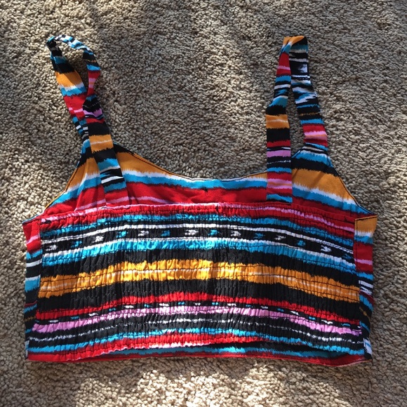 Multi-colored crop top - Picture 3 of 3