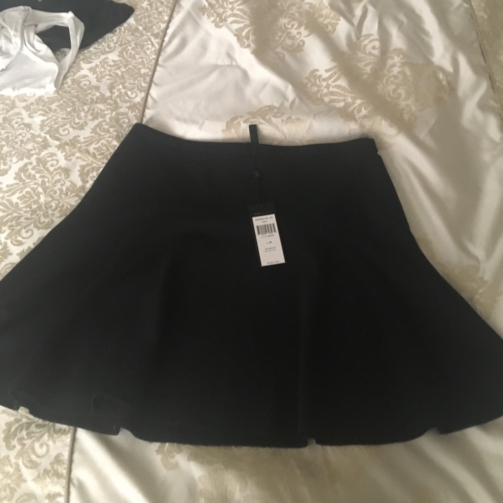 Bcbgmaxazira a line skirt black