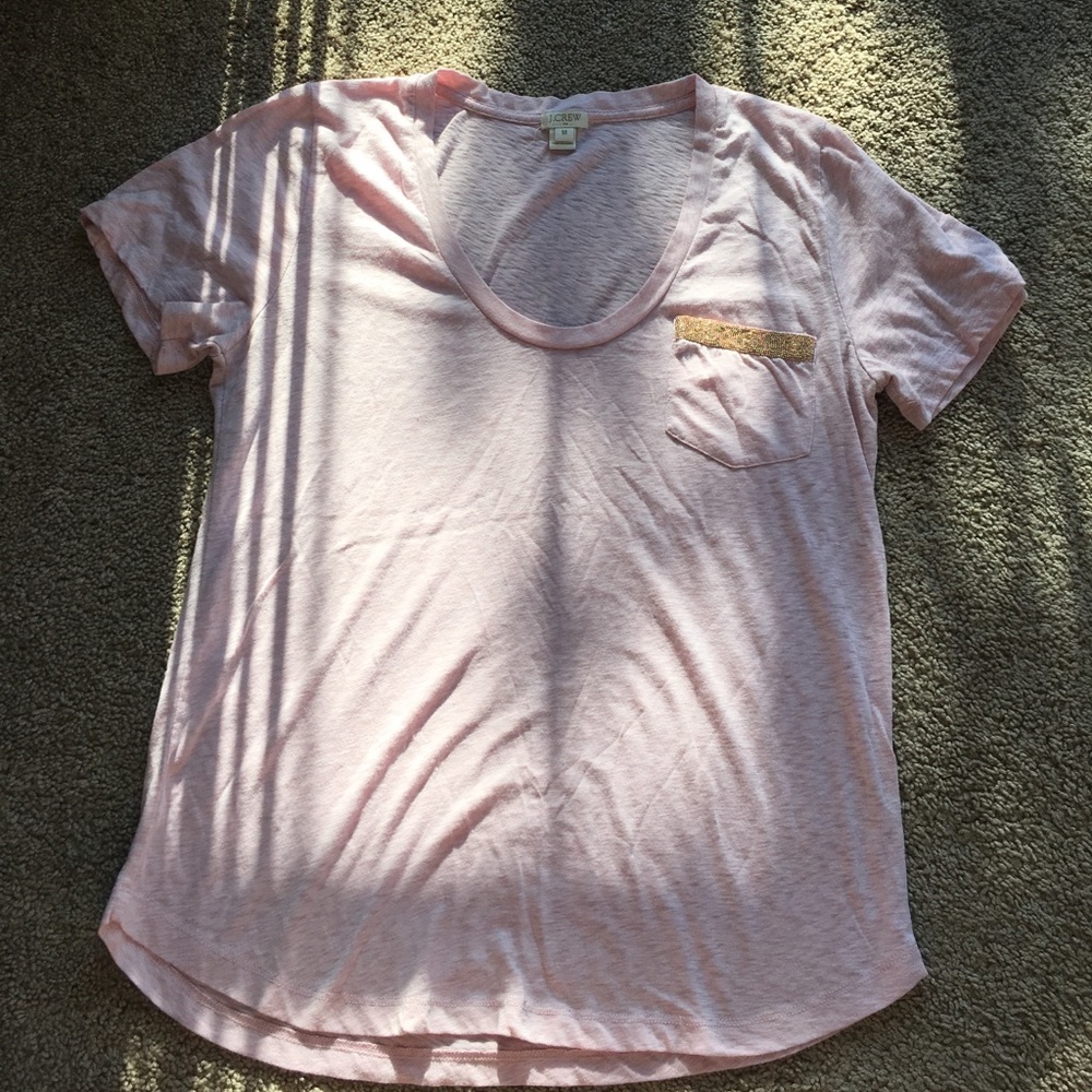 J Crew pink t-shirt