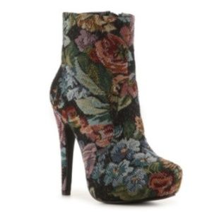 SALE Beautiful Tapestry/Floral Booties!