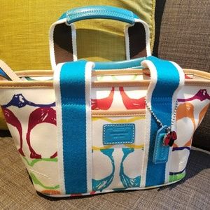 Coach Scribble Tote Purse