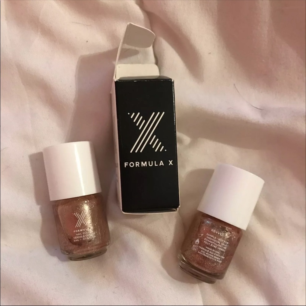 Two formula x nail polishes