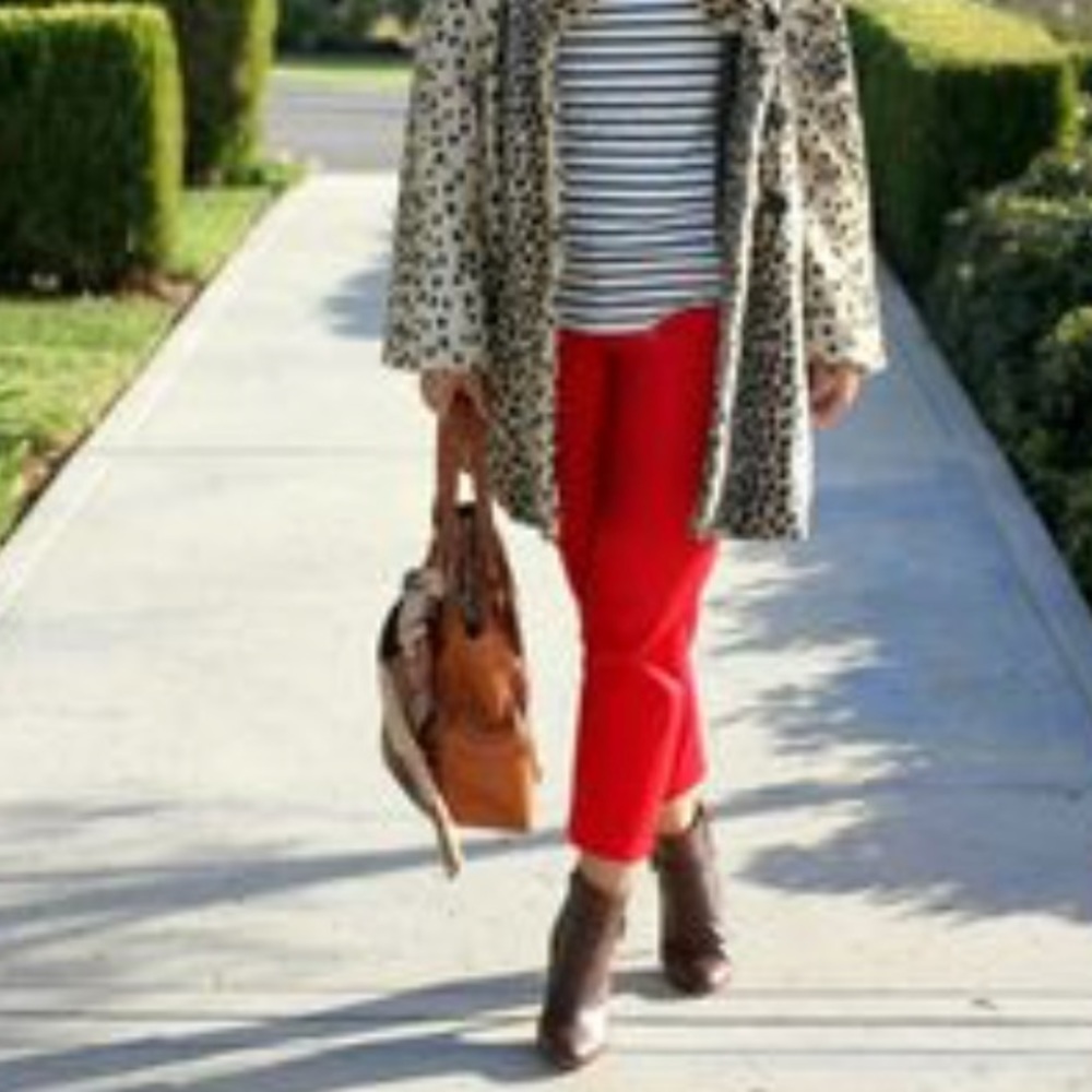 Brown Ankle Booties with Zipper