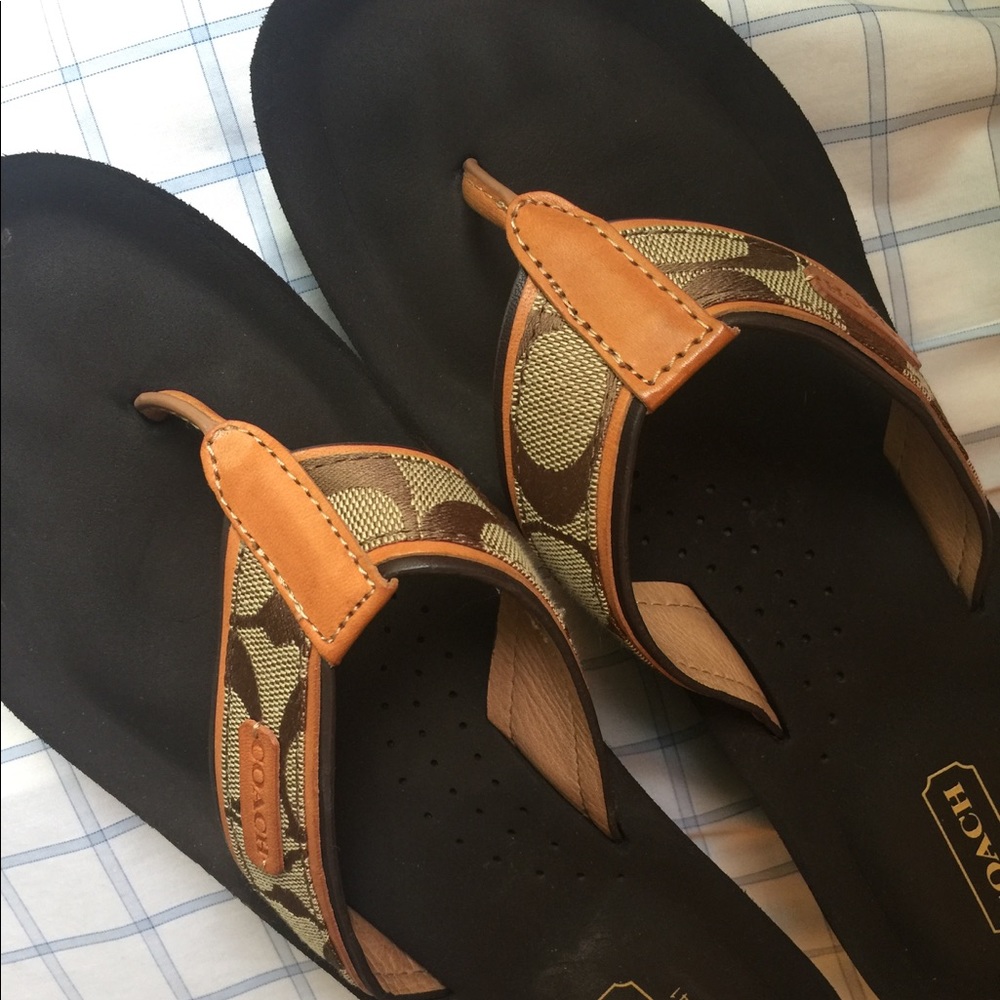 Coach Juliet wedge Flip Flop