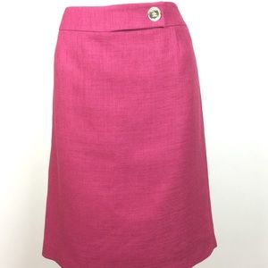 ALEX MARIE Pencil Skirt Pink Textured Career