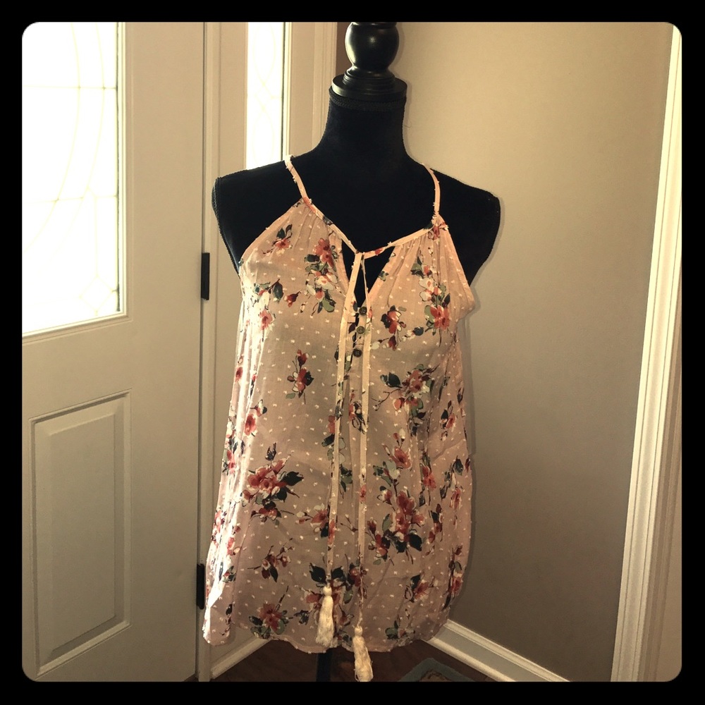 | SUMMER CLEARANCE | Sleeveless Floral Tank