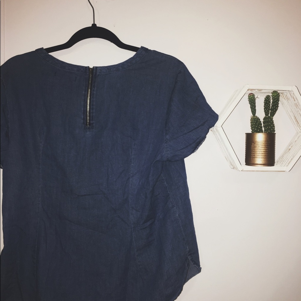 Cute denim blouse