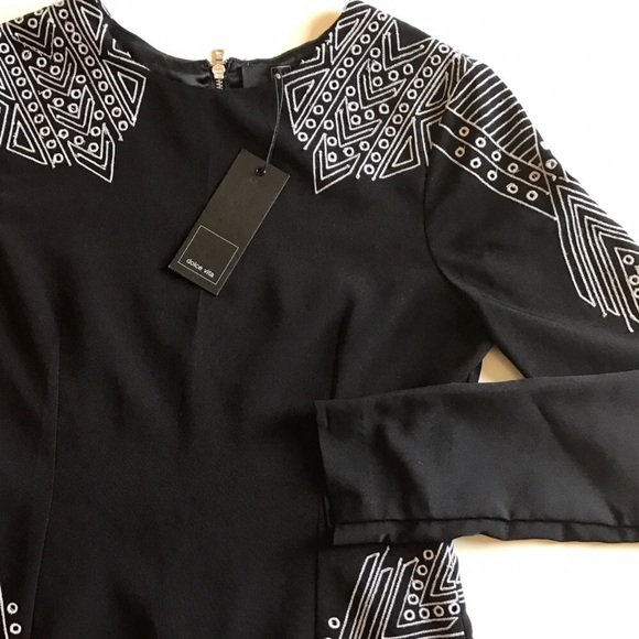 Dolce Vita Embroidered Brookline Dress - Picture 5 of 6