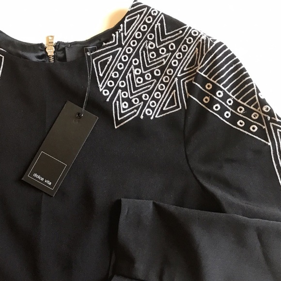 Dolce Vita Embroidered Brookline Dress - Picture 6 of 6