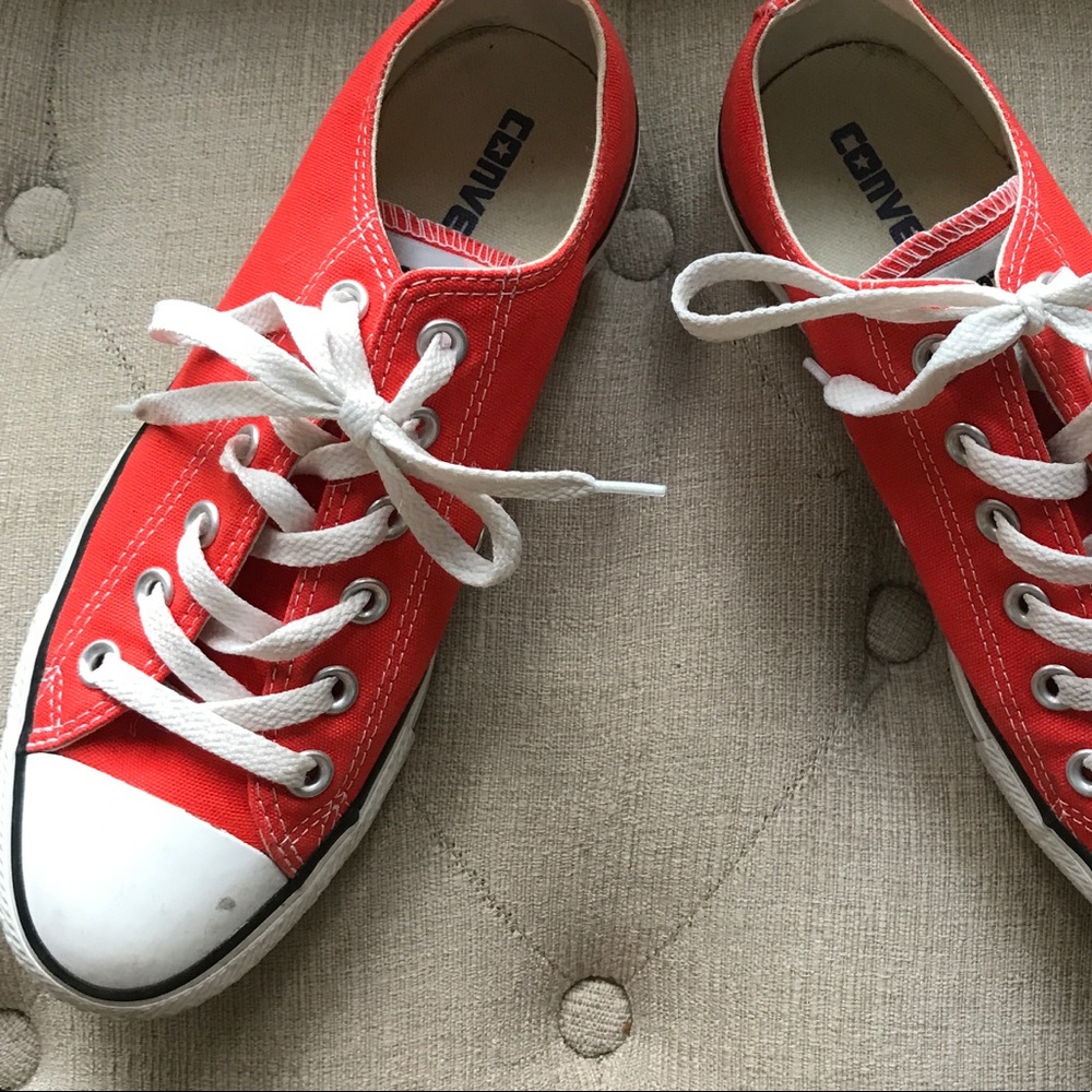 Orange Converse