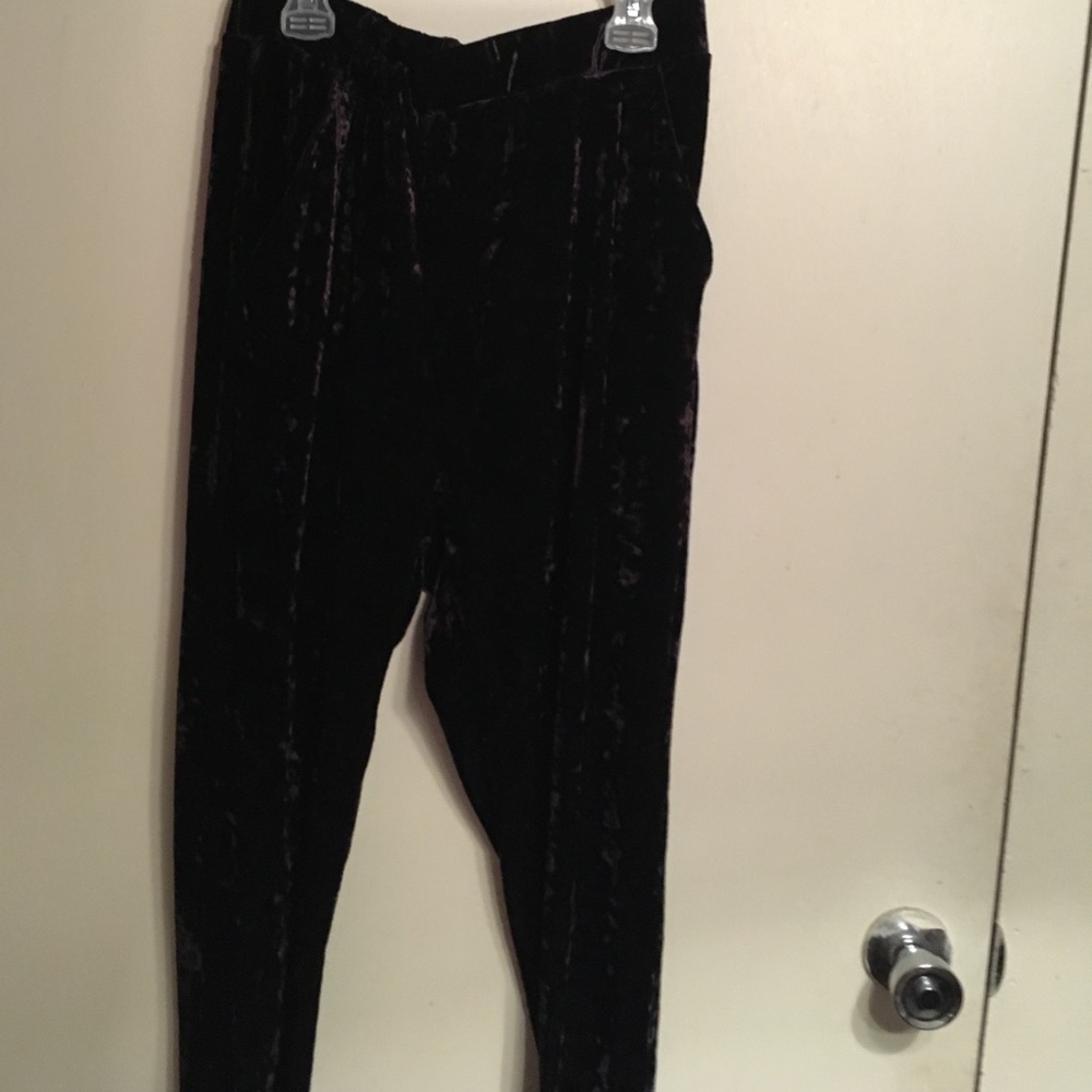 Velvet harem pant Urban Outfitters