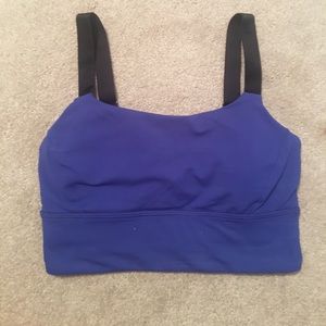 Blue Lululemon Both Ways Bra