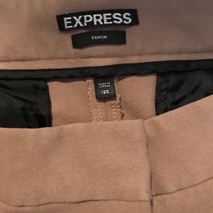Editor beige dress pants size 12s hemmed