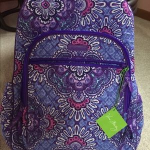 Vera Bradley Campus Tech Backpack NWT Lilac